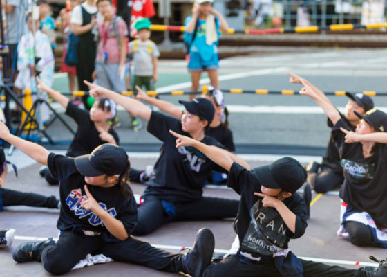 【ジュニアストリートクラス】民家園通り商店会夏まつり出演